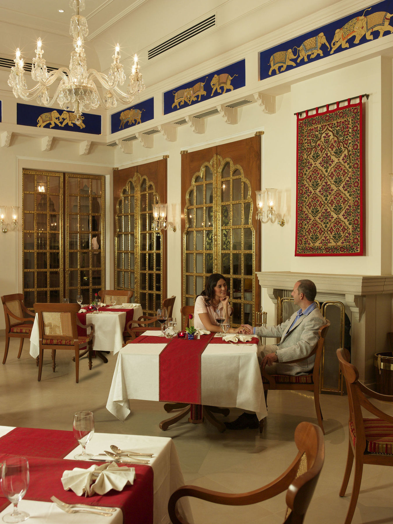 The Oberoi Rajvilas ג'איפור מסעדה תמונה